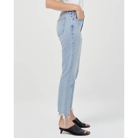 NEW AGOLDE merrel mid rise straight jean in astray - Picture 2 of 3